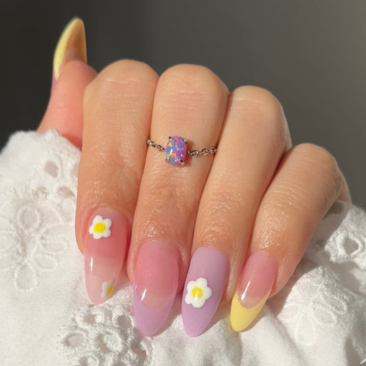 LIMITED EDITION Purple Opal Self-Love Chain ring